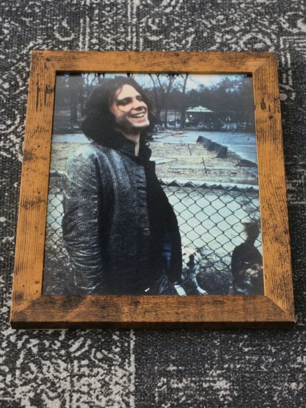 Jim Morrison & Dogs Outdoor Photo Print 8x10 Vintage Rock Music Wall Decor Art